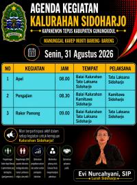 AGENDA 31 AGUSTUS 2026